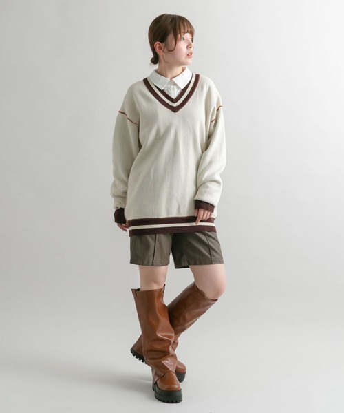 KBF（ケイビーエフ）の「ピンタックショートパンツ（その他パンツ・レディース・カーキ/ブラウン/ブラック/チャコールグレー・ONE）」の16枚目の写真