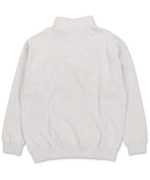 SPINNS（スピンズ）の「ストリート/ハーフジップワッペンロゴスウェット（スウェット・メンズ・ブルー/オフホワイト/アッシュグレー/ブラック・ONESIZE）」の19枚目の写真