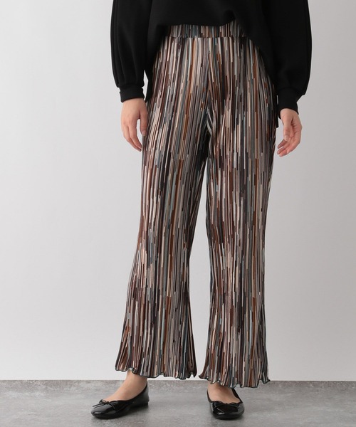 GLOBAL WORK Smile Seed Store（グローバルワーク スマイルシードストア）の「柄プリーツフレアパンツ/147047（その他パンツ・レディース・グリーン系その他/ブルー系その他・MEDIUM/LARGE）」の18枚目の写真