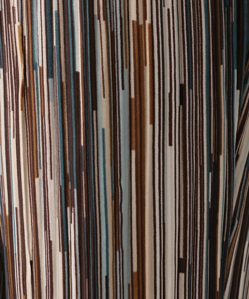 GLOBAL WORK Smile Seed Store（グローバルワーク スマイルシードストア）の「柄プリーツフレアパンツ/147047（その他パンツ・レディース・グリーン系その他/ブルー系その他・MEDIUM/LARGE）」の10枚目の写真