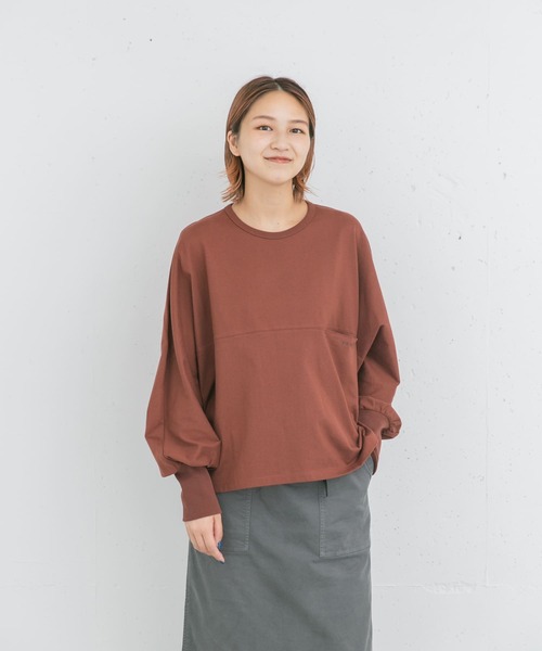 【セール】スプリットドルマンカットソー（Tシャツ/カットソー）｜EKAL（エカル）