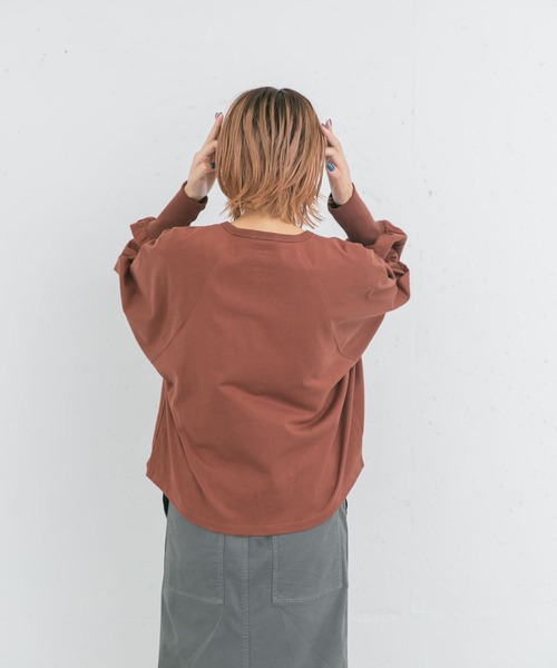 【セール】スプリットドルマンカットソー（Tシャツ/カットソー）｜EKAL（エカル）