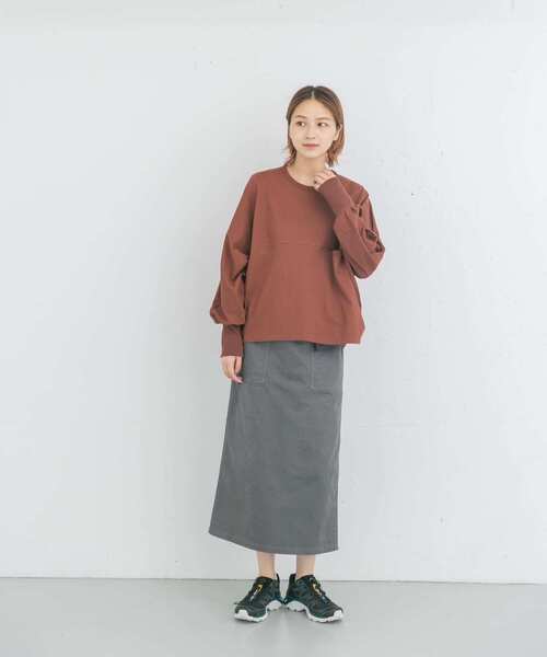 【セール】スプリットドルマンカットソー（Tシャツ/カットソー）｜EKAL（エカル）