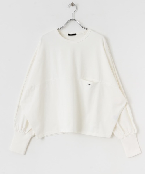 【セール】スプリットドルマンカットソー（Tシャツ/カットソー）｜EKAL（エカル）