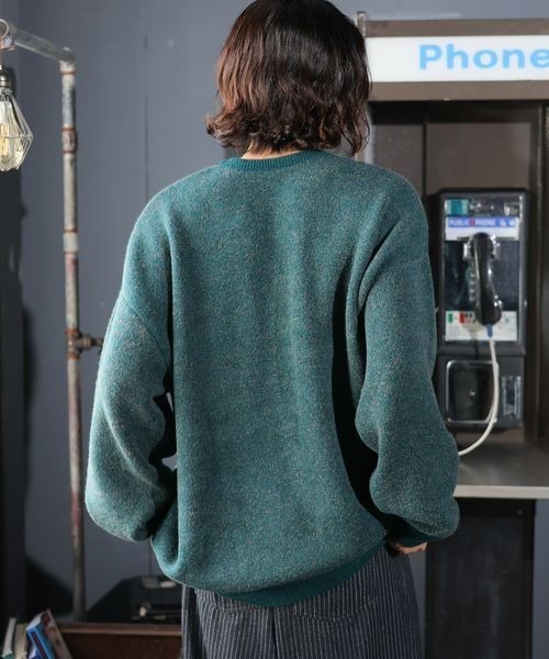 PBLIM（ページボーイリム）の「《UNISEX》フラワーモチーフニット（ニット/セーター・レディース・グレー/グリーン/ブラウン/ベージュ・FREE）」の18枚目の写真