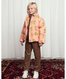 mini rodini 花柄ジャケット Mini Rodini（ミニロディーニ）の「mini rodini / 花柄中綿ジャケット