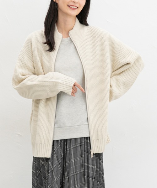 【試着のみ】ダブルスタンダードクロージング♡ソブ　金ボタン♡ボレロカーディガン Honeys（ハニーズ）の「Wジップスタンドカーデ（カーディガン/ボレロ