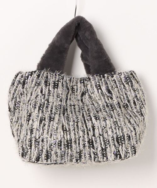 Bridget Birkin(ブリジットバーキン)の「【T.S.L】エコファーパターンハンドバッグ(846461)(ハンドバッグ・レディース・ブラック/ピンク/ベージュ・ALL)」の2枚目の写真