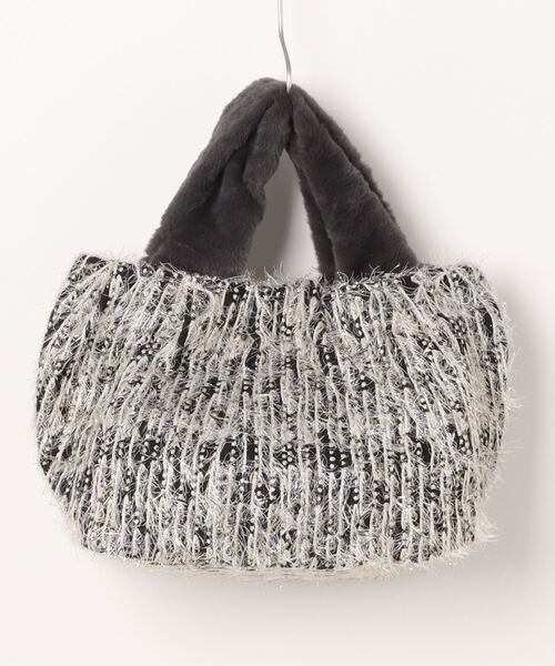 Bridget Birkin(ブリジットバーキン)の「【T.S.L】エコファーパターンハンドバッグ(846461)(ハンドバッグ・レディース・ブラック/ピンク/ベージュ・ALL)」の4枚目の写真