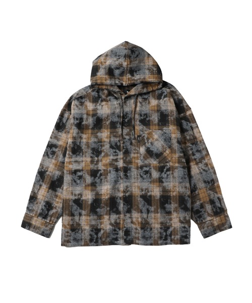 セール】ルーズシルエット/ヴィンテージ加工オンブレチェック