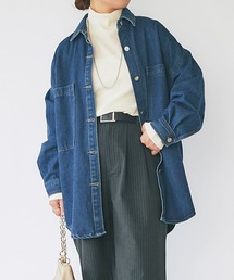 un dix cors（アンディコール）の「《羽織るだけこなれ感》デニムジャケット（デニムジャケット）」