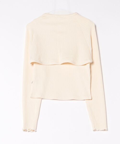 FANCY CLUB（ファンシークラブ）の「NASTY FANCY CLUB／ボレロ SET UP（カーディガン/ボレロ・レディース・ブラック/クリーム・FREE）」の4枚目の写真