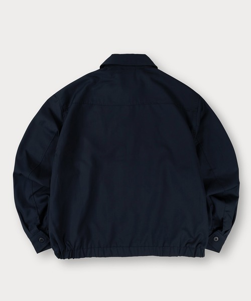 新品未使用品　早い方順　お買得　BRIEFING ブラック フルジップジャケット TIMELY WARNING（タイムリーワーニング）の「オーバーサイズ