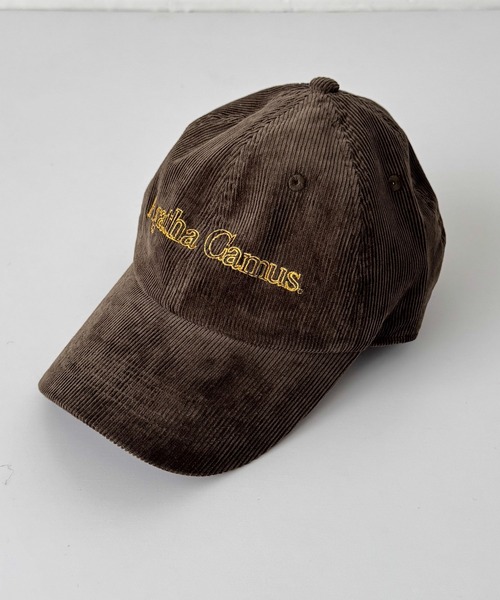 CANAL JEAN（キャナルジーン）の「Lakey Park　Agatha CamusコーデュロイCAP（キャップ・レディース・ブラウン・ONE SIZE）」の2枚目の写真