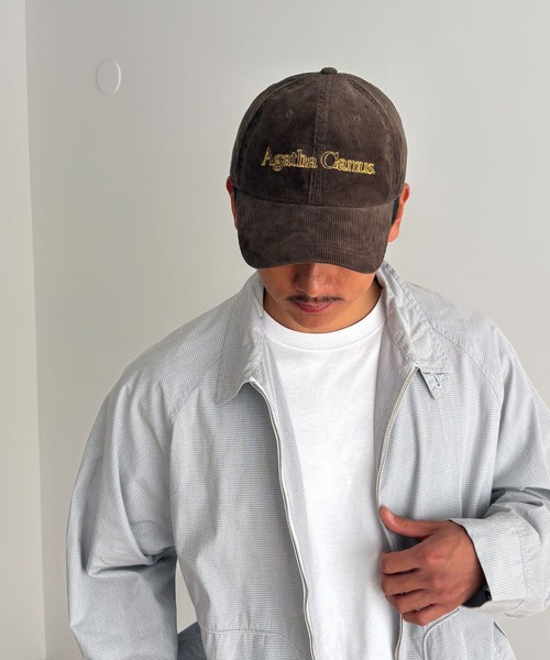 CANAL JEAN（キャナルジーン）の「Lakey Park　Agatha CamusコーデュロイCAP（キャップ・レディース・ブラウン・ONE SIZE）」の7枚目の写真