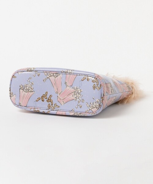 HEY!MrsROSE(ヘイミセスローズ)の「HEY!Mrs ROSE / Marabou バッグ(トートバッグ・レディース・ライトブルー/ピンク・ONE SIZE)」の4枚目の写真