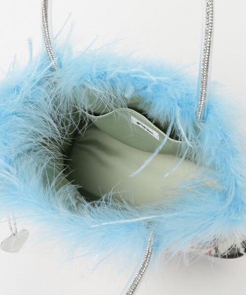 HEY!MrsROSE(ヘイミセスローズ)の「HEY!Mrs ROSE / Marabou バッグ(トートバッグ・レディース・ライトブルー/ピンク・ONE SIZE)」の12枚目の写真