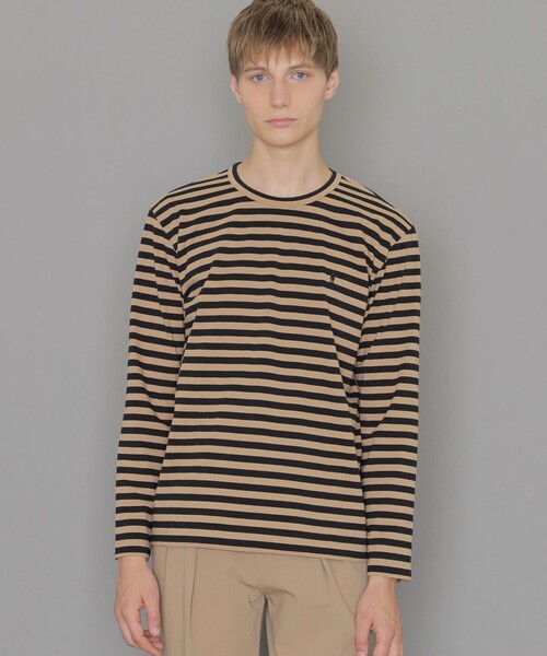 【セール】クルーネックロングスリーブボーダーTシャツ（Tシャツ/カットソー）｜MACKINTOSH LONDON（マッキントッシュ ロンドン） 8,140円