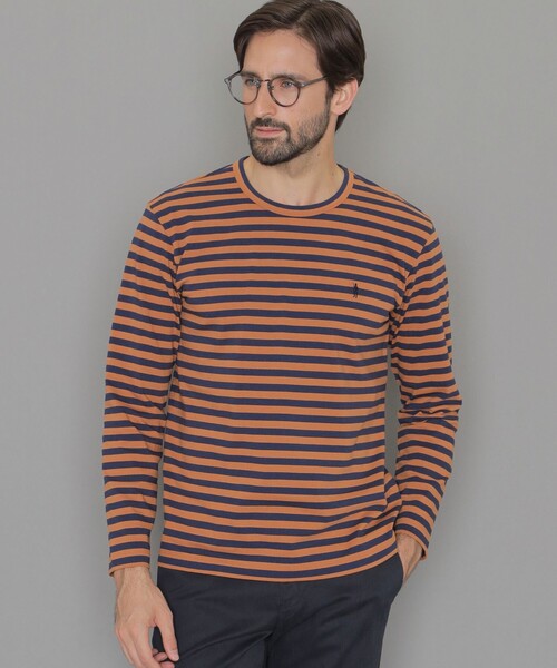 【セール】クルーネックロングスリーブボーダーTシャツ（Tシャツ/カットソー）｜MACKINTOSH LONDON（マッキントッシュ ロンドン）