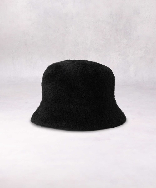 Right-on（ライトオン）の「シャギーバケットハット（ハット・レディース・ブラック/オフホワイト・フリー）」の5枚目の写真