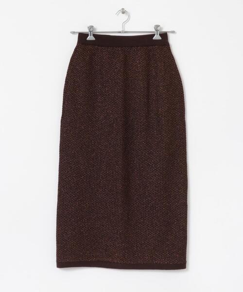 セール】ラメメッシュニットスカート（スカート）｜ITEMS