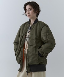 STUDIOUS（ステュディオス）の「【STUDIOUS/ステュディオス】パデッドボンバージャケット（MA-1）」