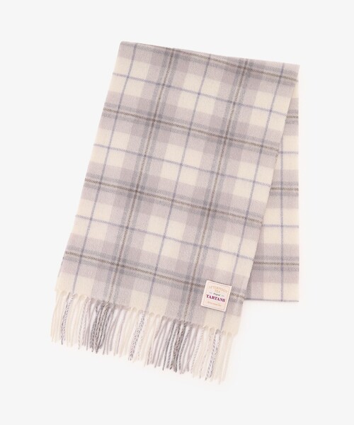 Afternoon Tea(アフタヌーンティー)の「タータンチェック柄マフラー/Afternoon Tea Original Tartans(マフラー・レディース・ブルー/レッド/アイボリー・ONE SIZE)」の2枚目の写真