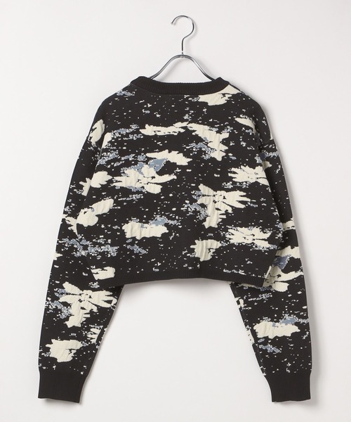 PAGEBOY（ページボーイ）の「アートパターンショートニット（ニット/セーター・レディース・オフホワイト/スカイブルー/ブラック・FREE）」の21枚目の写真