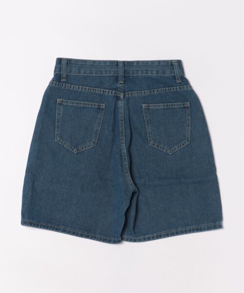 urge:(アージコロン )の「【URGE:】ハーフ丈 デニム パンツ(デニムパンツ・レディース・ネイビー/ブルー・X-LARGE/LARGE/MEDIUM/SMALL)」の11枚目の写真