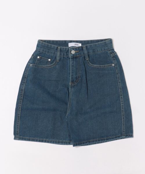 urge:(アージコロン )の「【URGE:】ハーフ丈 デニム パンツ(デニムパンツ・レディース・ネイビー/ブルー・X-LARGE/LARGE/MEDIUM/SMALL)」の10枚目の写真