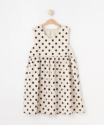 SHOO・LA・RUE | 【100-140cm/プチセレ】フロッキードットワンピース(ワンピース)