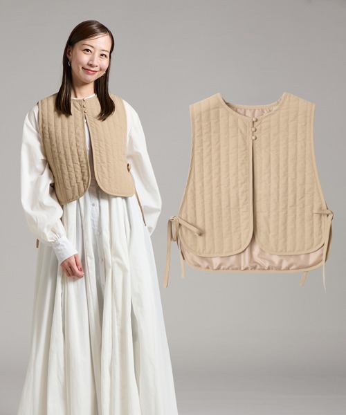 【セール】2-10D11 キルティング ショートジレ ベスト（ベスト）｜CALIFORNIA OUTFITTERS（カリフォルニア アウトフィッターズ）