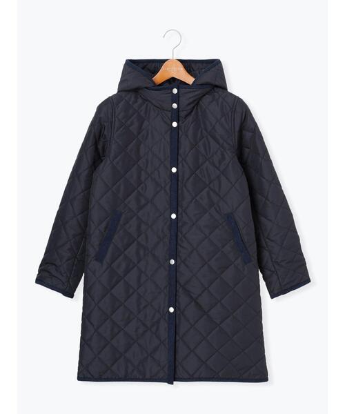Lugnoncure（ルノンキュール）の「フード取外しキルトロングコート（その他アウター・レディース・モカ/ネイビー/ブラック・M/L）」の20枚目の写真