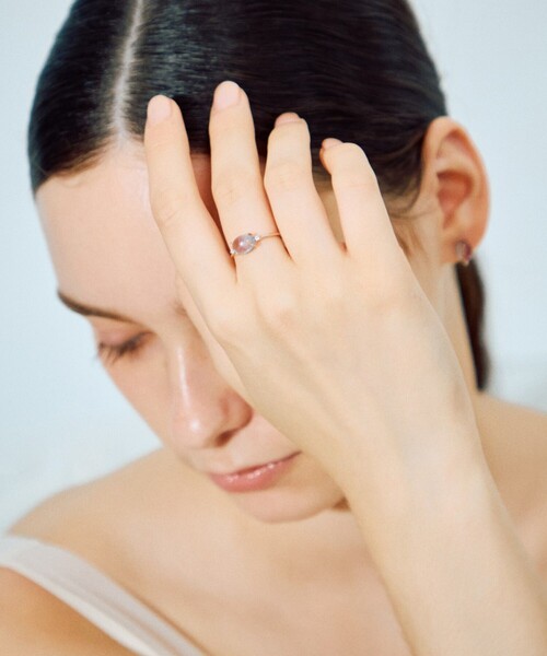 ete（エテ）の「[Winter/JUST MY TREAT] K10MPG クォーツ×フローライト