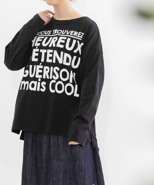 【セール】USコットンロゴTシャツ（Tシャツ/カットソー）｜nop de nod（ノップドゥノッド）