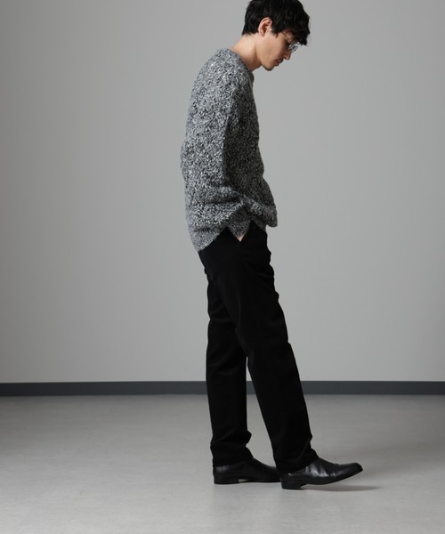 NANO universe(ナノユニバース)の「タックテーパードコーデュロイパンツ(その他パンツ・メンズ・ブラック/ブラウン/アイボリー・S/M/L/XL)」の8枚目の写真