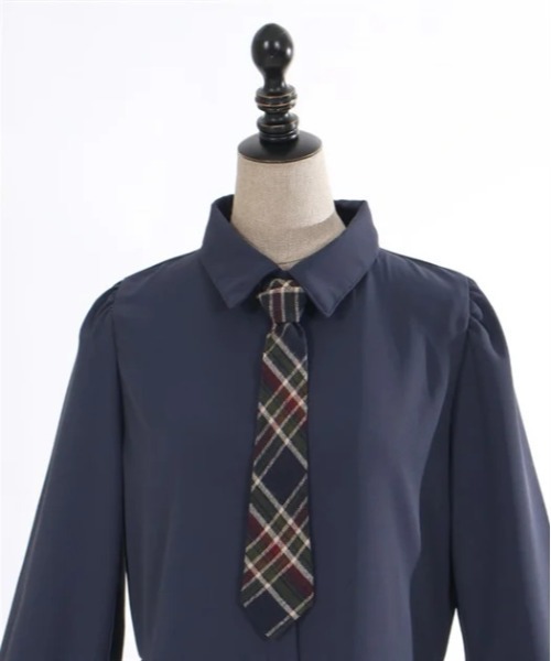 【夏休み値下】才女のあなたとネクタイワンピース 才女のあなたとネクタイワンピース M メゾンドフルールプチローブカノン