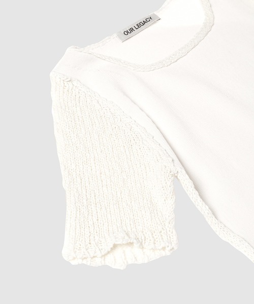 Our Legacy（アワーレガシー）の「OUR LEGACY INVERSE ROUNDNECK SHORTSLEEVE（Tシャツ/カットソー・レディース・ホワイト・34/32）」の7枚目の写真