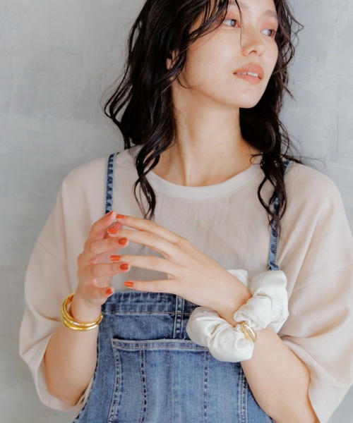 BARNYARDSTORM(バンヤードストーム)の「BARNYARDSTORM / PUFFYシュシュ(シュシュ・レディース・オフホワイト/ブラック・FREE)」の2枚目の写真