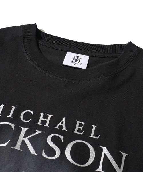 ADPOSION(アドポーション)の「【MICHAEL JACKSON/マイケル・ジャクソン】 リラックスフィット フロントプリント クルーネックTシャツ(Tシャツ/カットソー・レディース・チャコールグレー/ブラック・MEDIUM/LARGE/X-LARGE)」の7枚目の写真