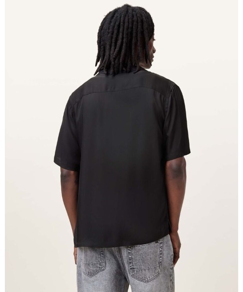 LOVERS EMBROIDERED RELAXED FIT SHIRT | LOVERS 刺繍 リラックス フィット シャツ（シャツ/ブラウス）｜ALLSAINTS（オールセインツ）