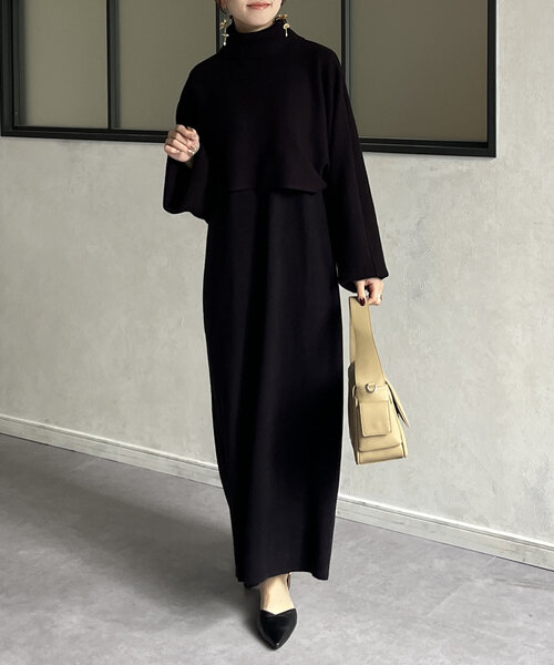 Thevon(ゼボン)の「サイドポケットフラップバッグ(ボストンバッグ・レディース・ブラック/グレイッシュベージュ/オフホワイト・FREE)」の8枚目の写真