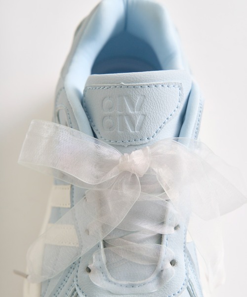 OLIVE des OLIVE(オリーブデオリーブ)の「オーガンリボン付き厚底スニーカー(その他シューズ・レディース・ホワイト/ブラック/サックスブルー・SMALL/MEDIUM/LARGE)」の13枚目の写真