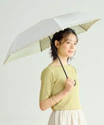 Wpc.（ダブリュピーシー）の「遮光星柄スカラップ ミニ（折りたたみ傘）」