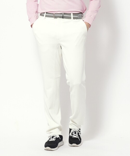 adabat（アダバット）の「UVカット/接触冷感/透け防止 クールタッチUVテーパードパンツ（その他パンツ・メンズ・ネイビー/ホワイト系・48/46/52/50）」の3枚目の写真