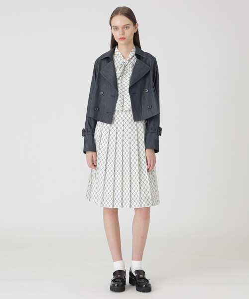 新品タグ付き　ブルーレーベルクレストブリッジ　ショートトレンチコート 38 ショートトレンチコート（ジャケット/ブルゾン）｜BLUE LABEL