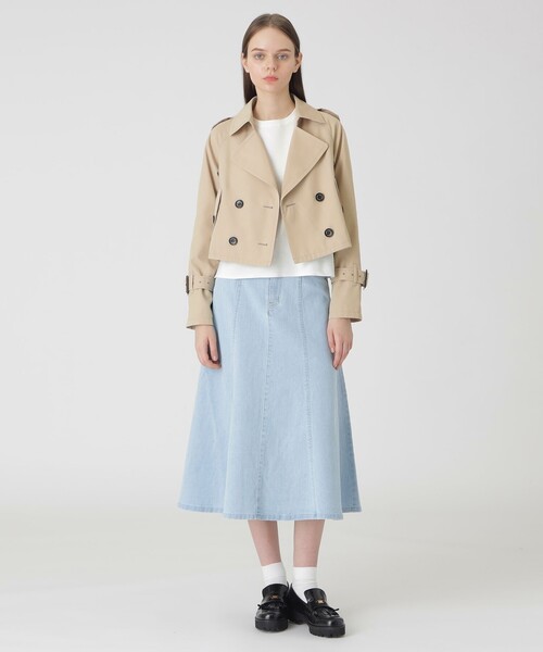 新品タグ付き　ブルーレーベルクレストブリッジ　ショートトレンチコート 38 ブルーレーベルクレストブリッジ BLUE LABEL CRESTBRIDGE