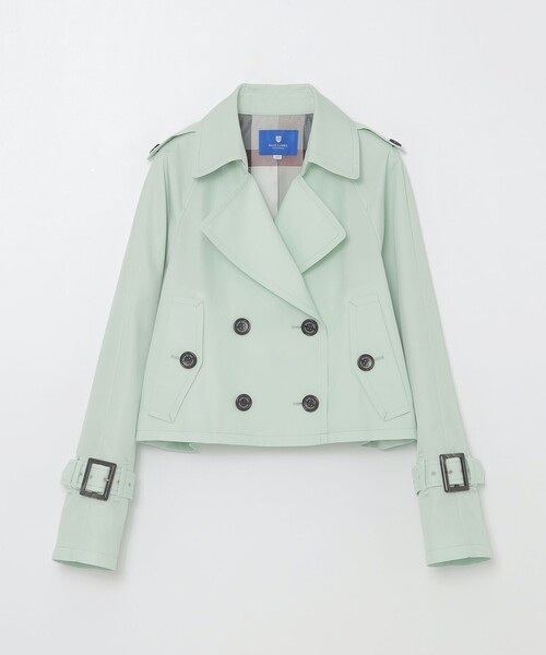 BLUE LABEL CRESTBRIDGE(ブルーレーベルクレストブリッジ)の「ショートトレンチコート(トレンチコート・レディース・ダークネイビー/グリーン/ベージュ/レッド・40/38/36)」の5枚目の写真