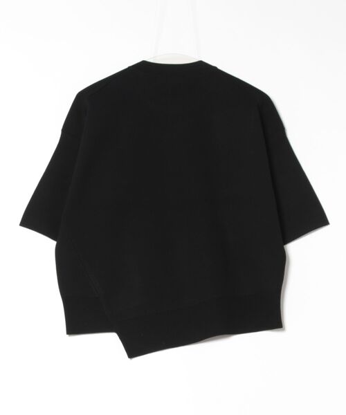 ALLSAINTS（オールセインツ）の「REMI KNITTED TEE | REMI ニット Tシャツ（ニット/セーター・レディース・ブラック・XS/S/M）」の2枚目の写真