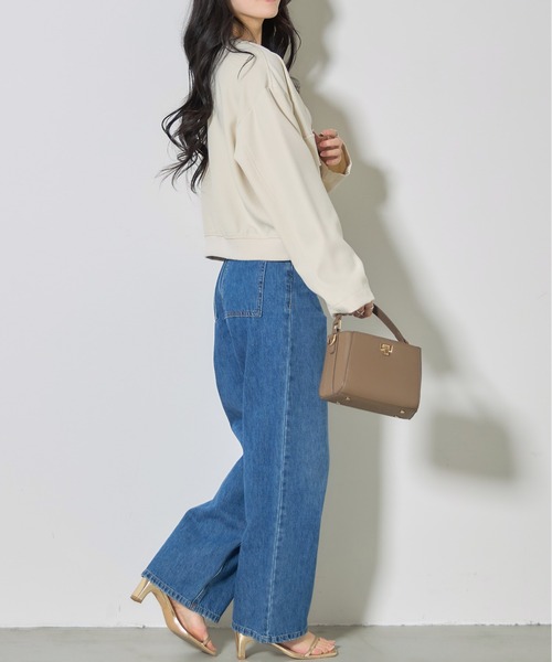 &. NOSTALGIA（アンドドットノスタルジア）の「【ZOZO限定】BIGポケットゴールドボタンジャケット（その他アウター・レディース・アイボリー/ブラック・M）」の11枚目の写真